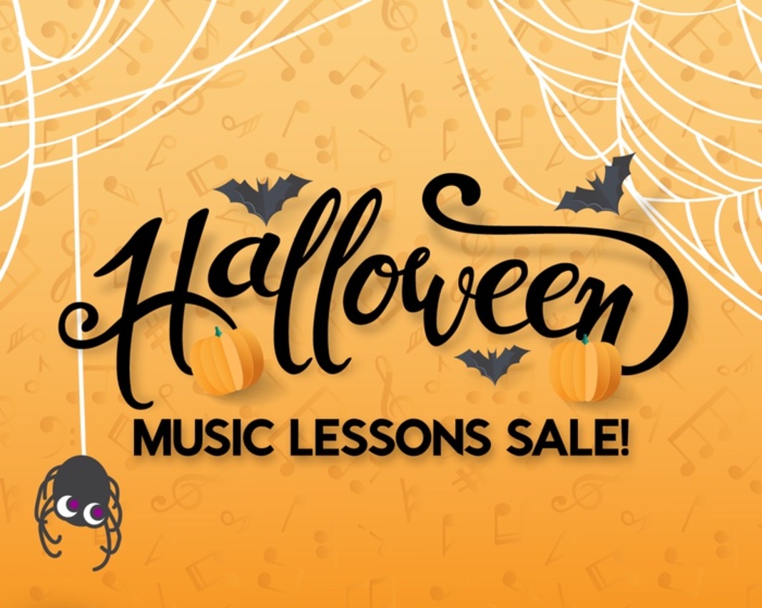 HALLOWEEN Music Lesson Sale! Save $62.25! Expires 10/31! Image