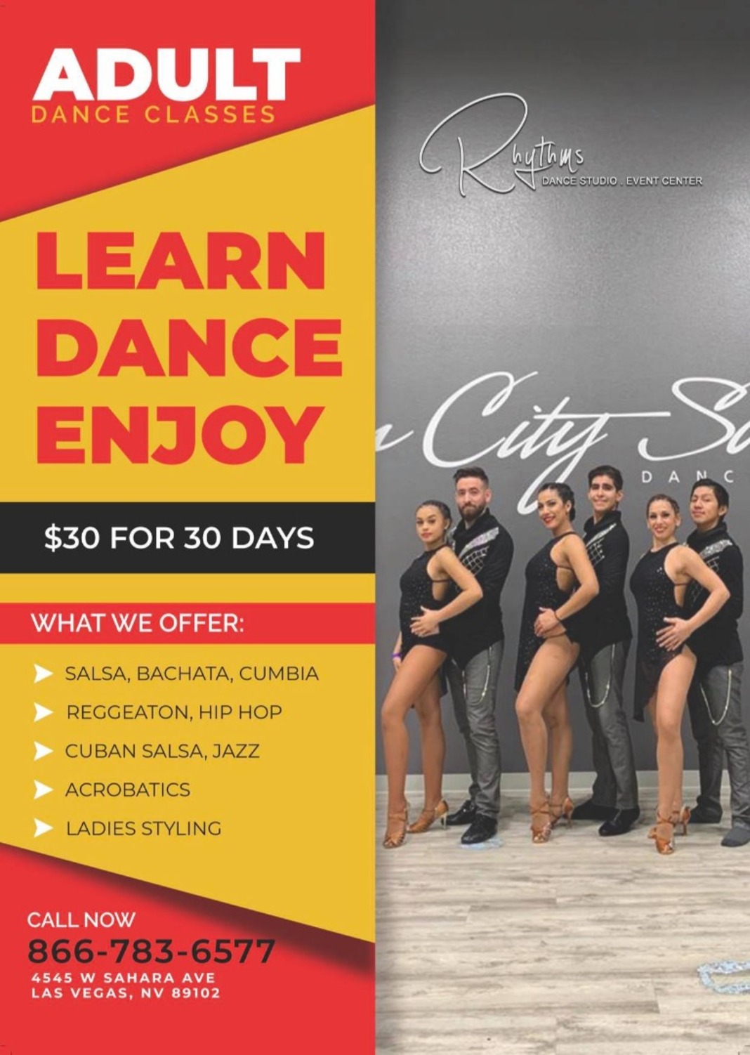 Adult Dance Classes Promo